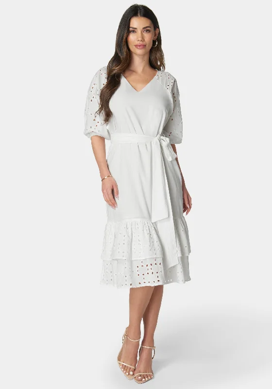 Cotton Eyelet Dress