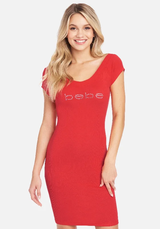 Short Sleeve Logo Dress