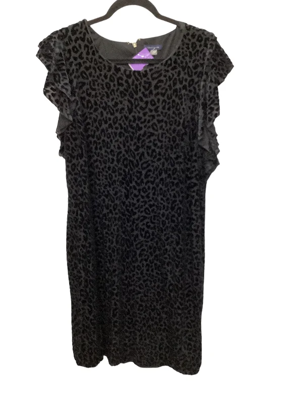 Black Dress Casual Midi Tommy Hilfiger, Size 18