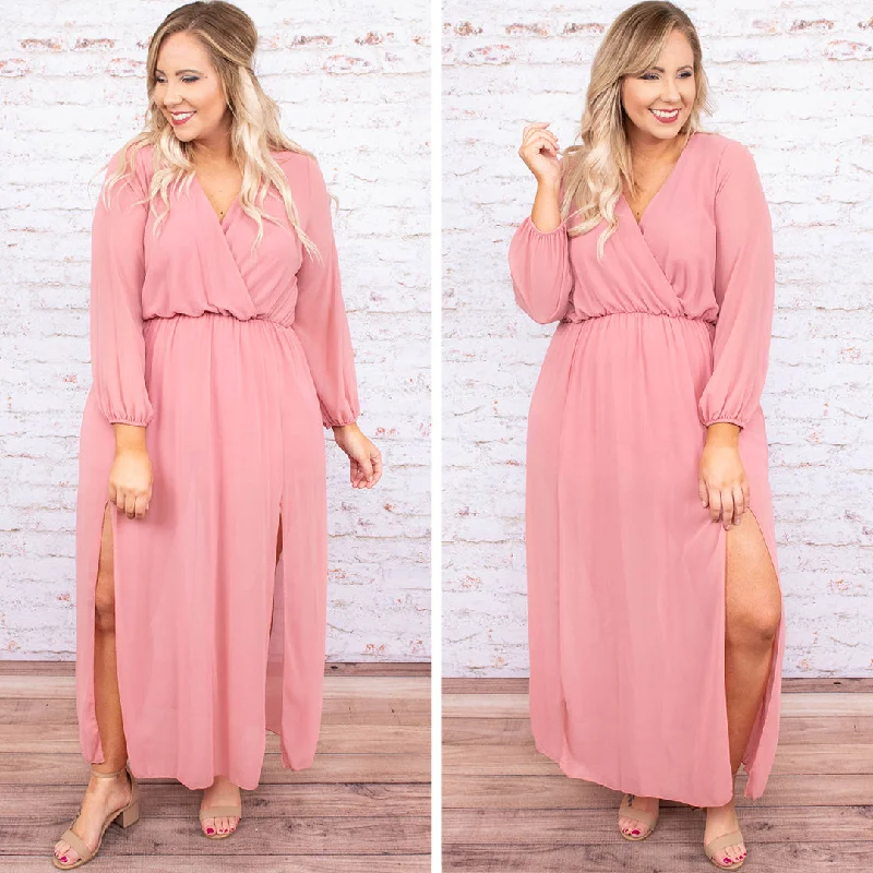 Dream Date Maxi Dress, Mauve