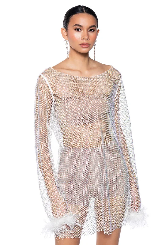 TELL ME A SECRET SPARKLE MINI DRESS