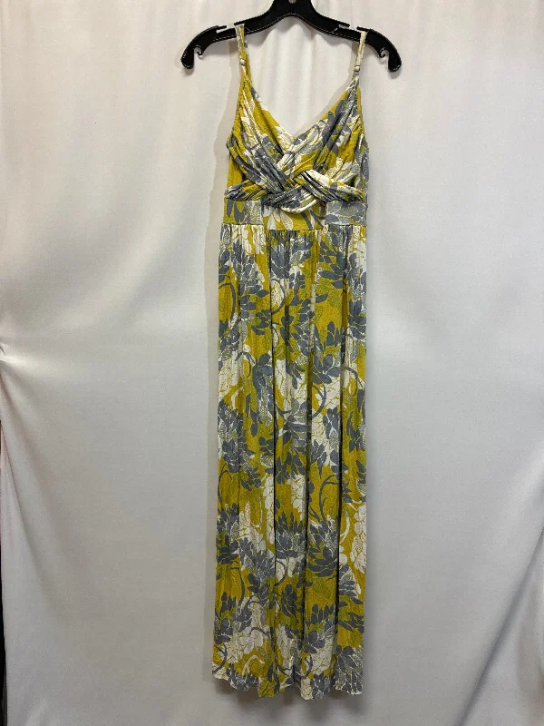 Yellow Dress Casual Maxi New York And Co, Size M