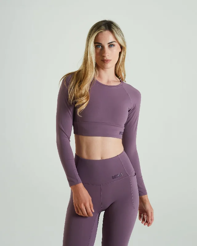 Rapid Ls Top Heather Purple