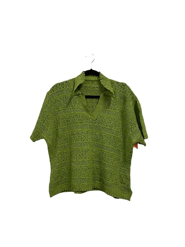 Top Short Sleeve By Clothes Mentor In Green, Size: 4x