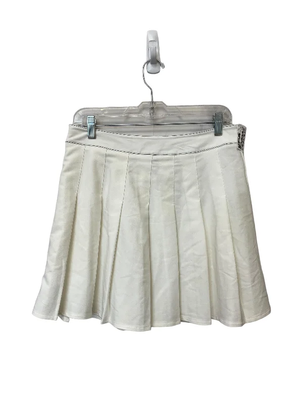 White Skirt Mini & Short Shein, Size L