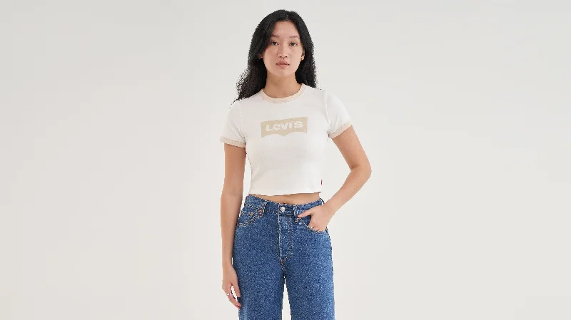 Levi's® Women's Graphic Ringer Mini T-Shirt