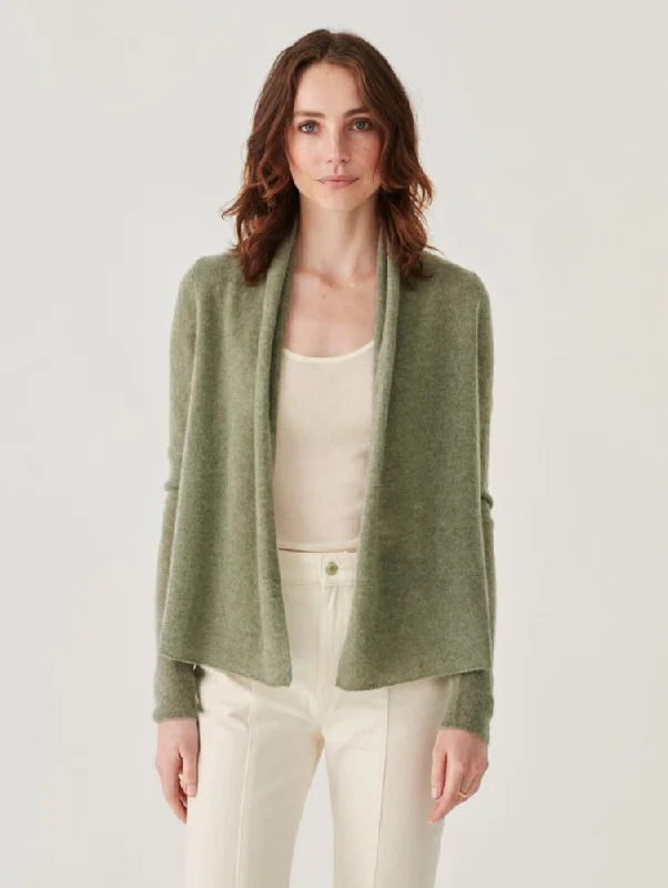 Cashmere Mini Trapeze - Leaf Heather