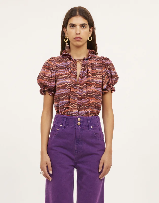 Corine Top - Purple Sapphire