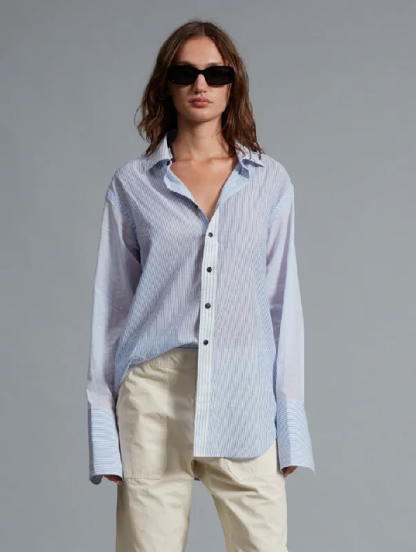 Diana Striped Shirt - Blue Multi Stripe