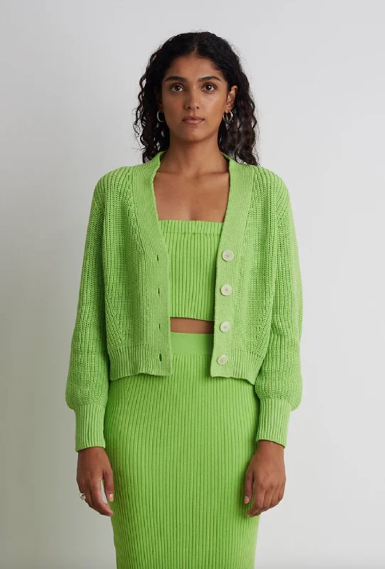 Isla Cardigan - Lime