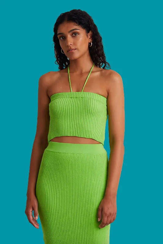 Kaia Tube Top - Lime