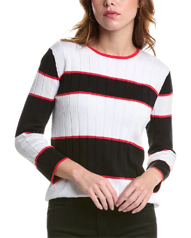 Edinburgh Knitwear Block Stripe Sweater