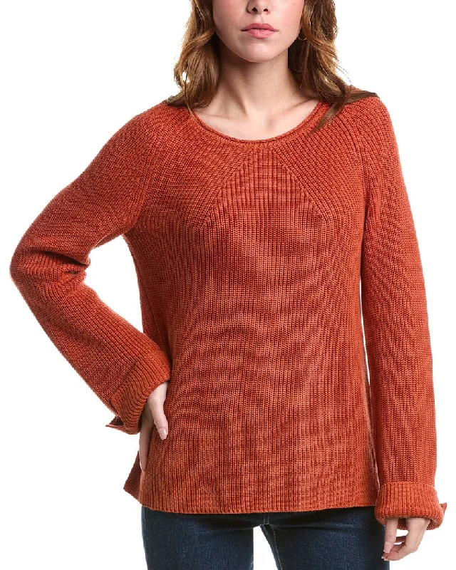 Edinburgh Knitwear Fluted Shaker Knit Sweater