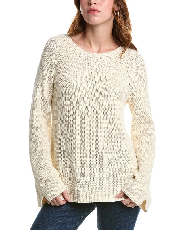 Edinburgh Knitwear Fluted Shaker Knit Sweater