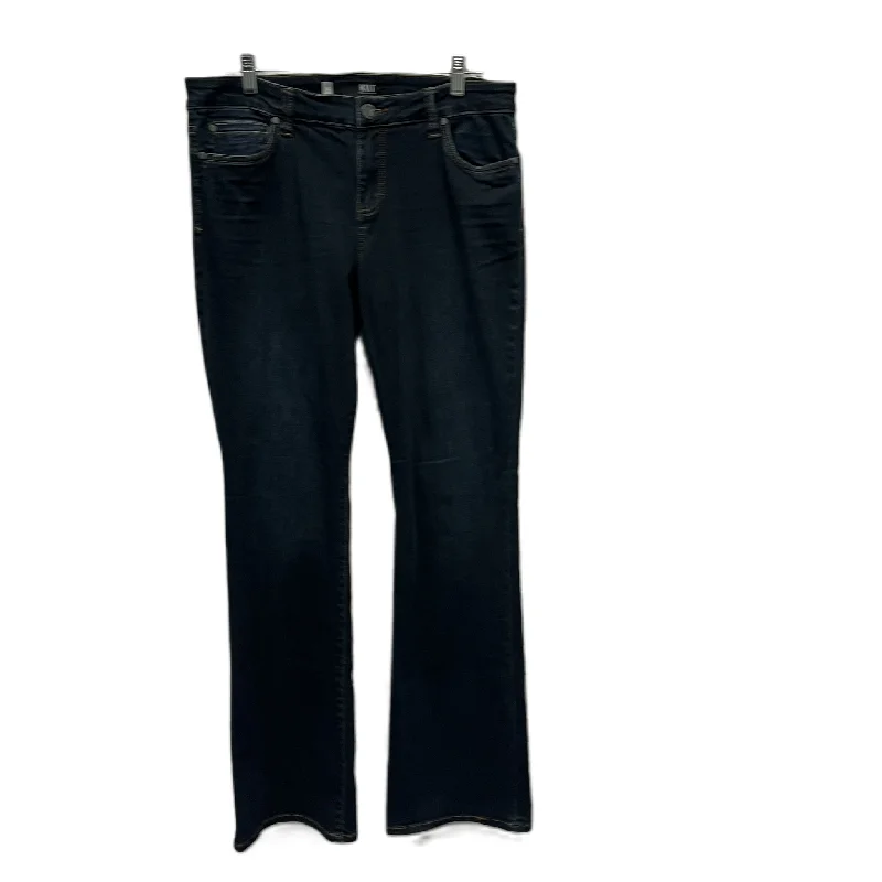 Jeans Flared By Kut In Blue, Size: 12