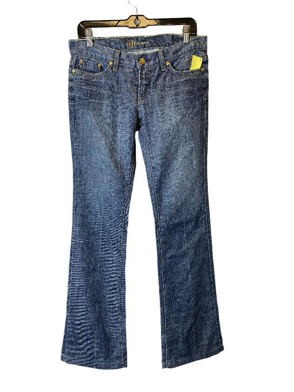 Jeans Straight By Bebe In Blue, Size: 8