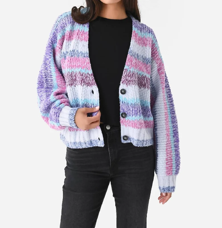 Laramie Cardigan In Blue Sunset