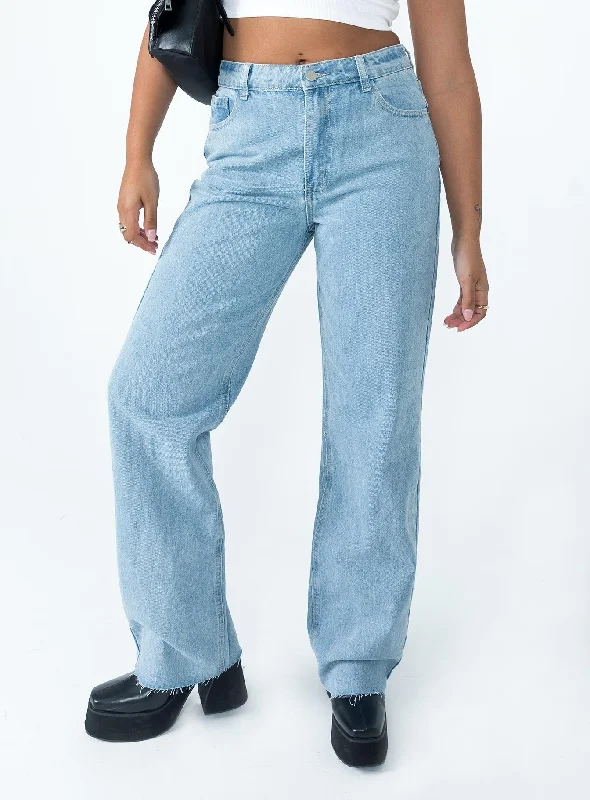 Zappa Mid Waist Jean Denim