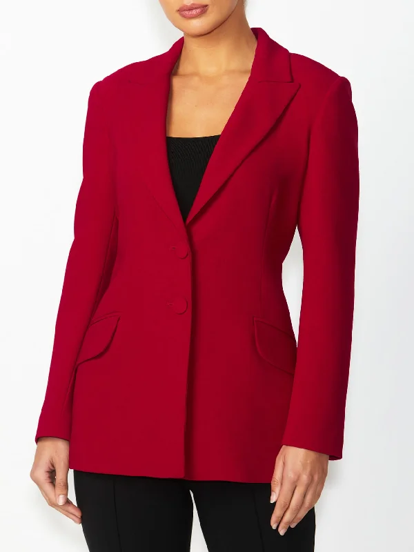 Rochelle Red Blazer