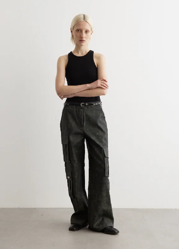 Belted Cargo Pants